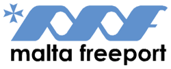 Het logo van de Malta Freeport