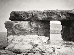 Het Azure Window in 1880 door fotograaf Richard Ellis