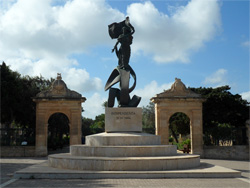 Het vrijheidsmonument voor the Mall