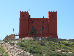 De red tower