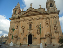 De parochiekerk van Naxxar