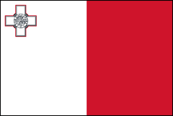 De vlag van Malta
